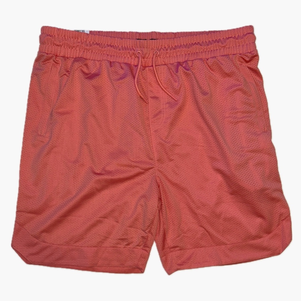 Rebel Minds Dusty Pink Mesh Athletic Shorts 5XL NWT – Zipper Pockets